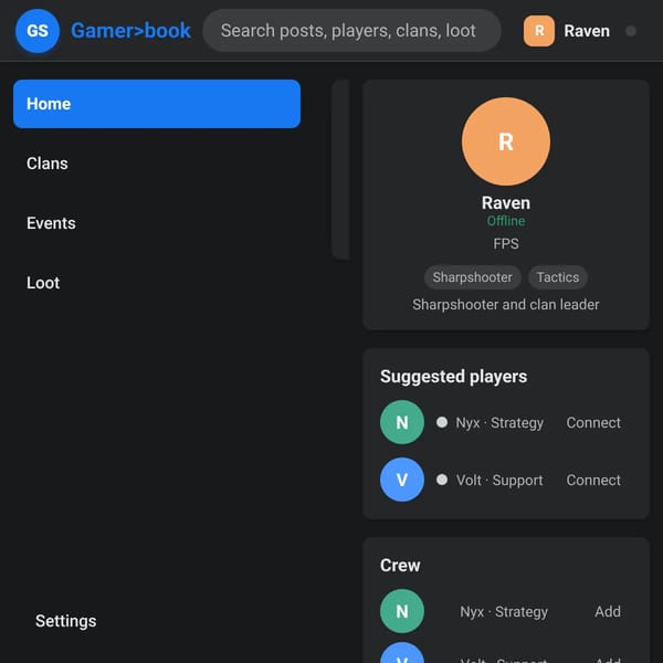 facebook for gamers