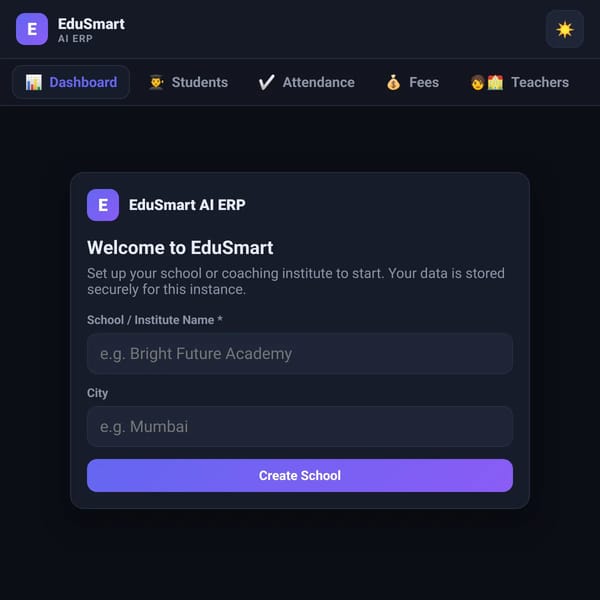 EduSmart AI ERP