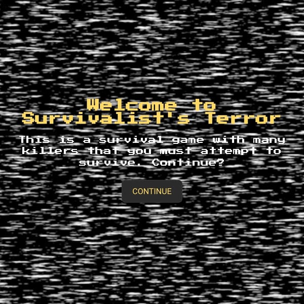 Survivalist's Terror [A ROUND BASED GAME]