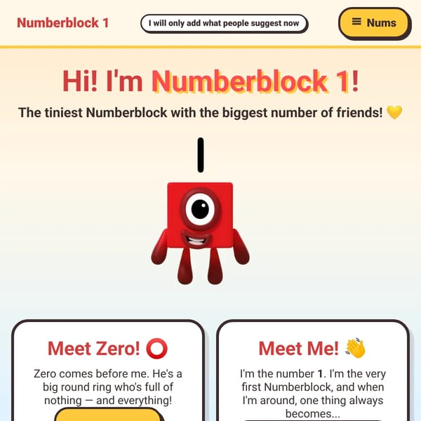 Numberblocks