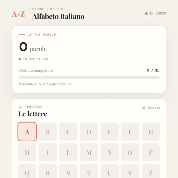 Alfabeto Italiano