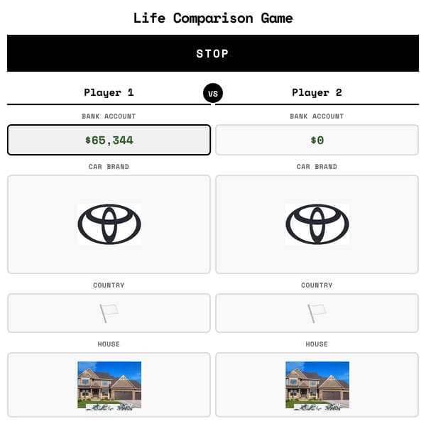 Life Comparison Game