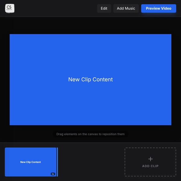 ClipShow - Interactive Text Slideshow