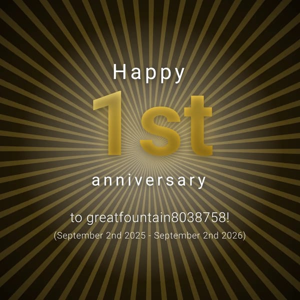 Happy 1st anniversary to My Websim Account!