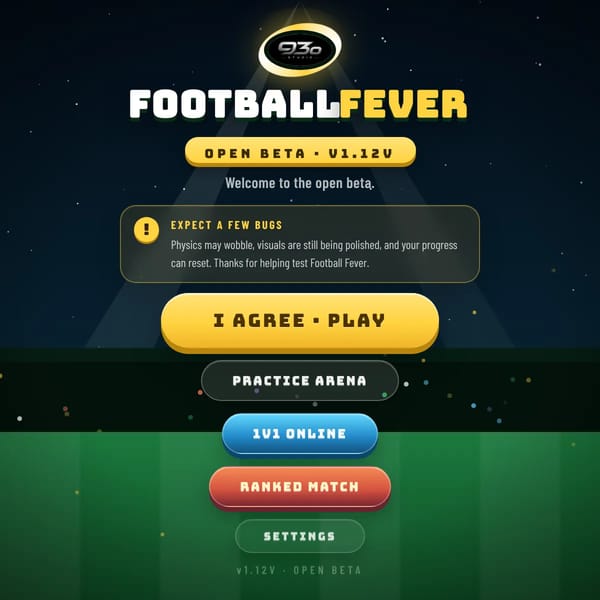 Football Fever (opened!)
