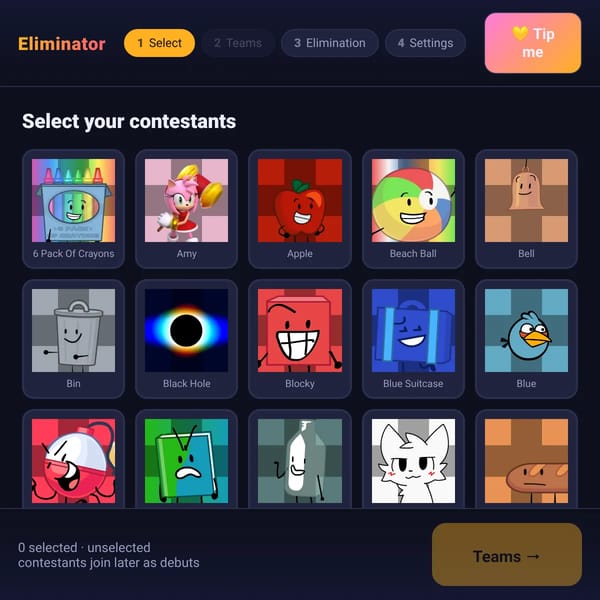 gabriel's character elimination simulator