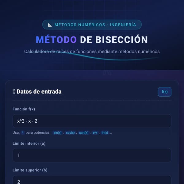 Calculadora de Raíces
