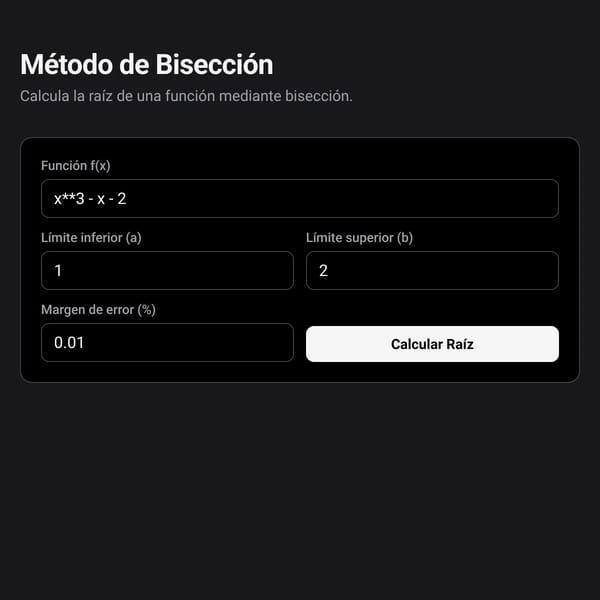 Bisección