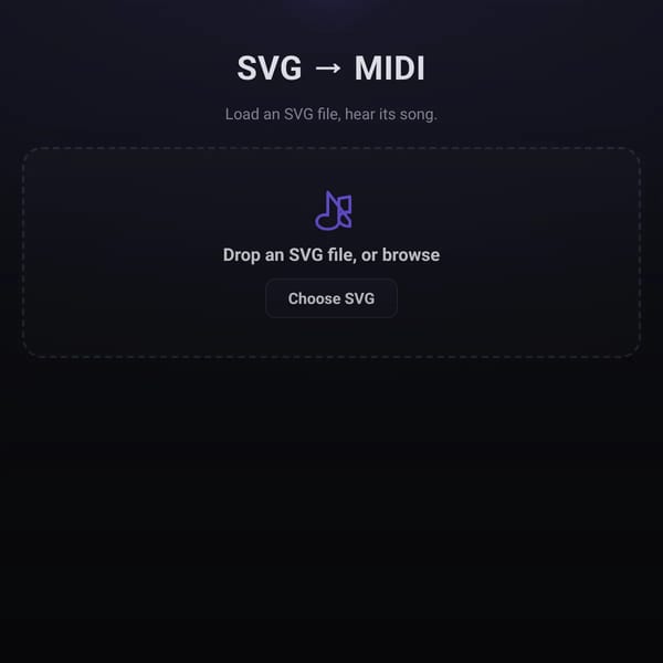 SVG to MIDI