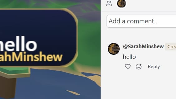 Comment = Platform