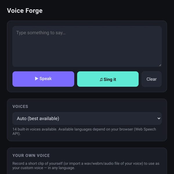 Voice Forge