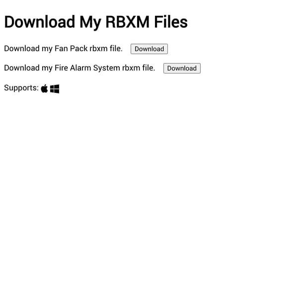 Download My RBXM Files