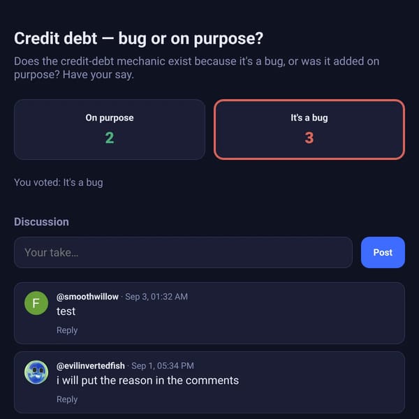 Credit Debt Discussion