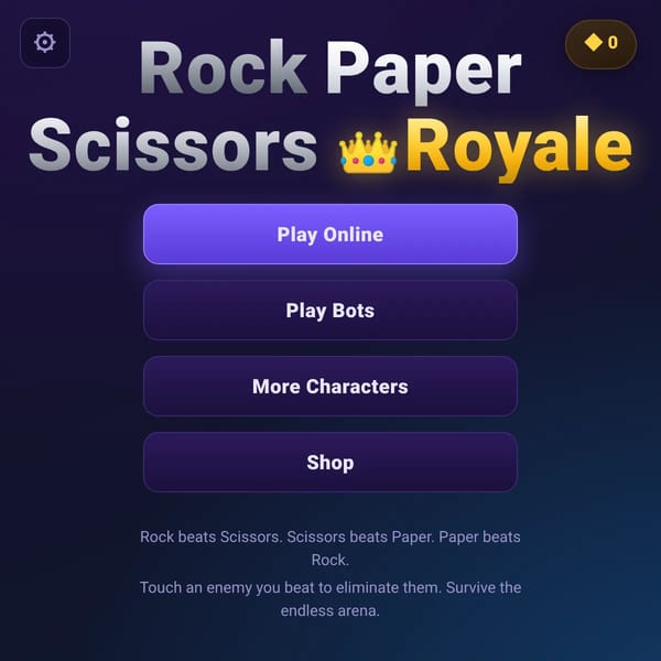 Rock Paper Scissors Royale
