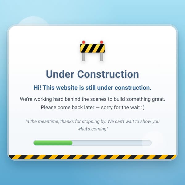 Under Construction