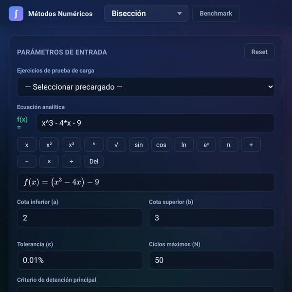 Métodos Numéricos