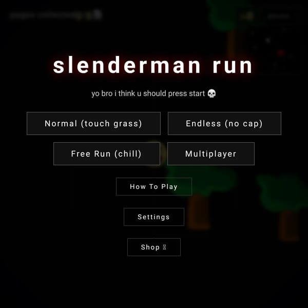 Slenderman Run