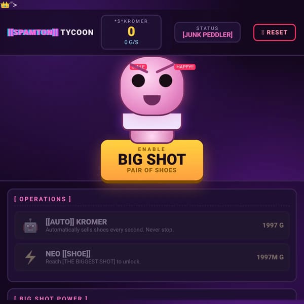 Spamton Tycoon