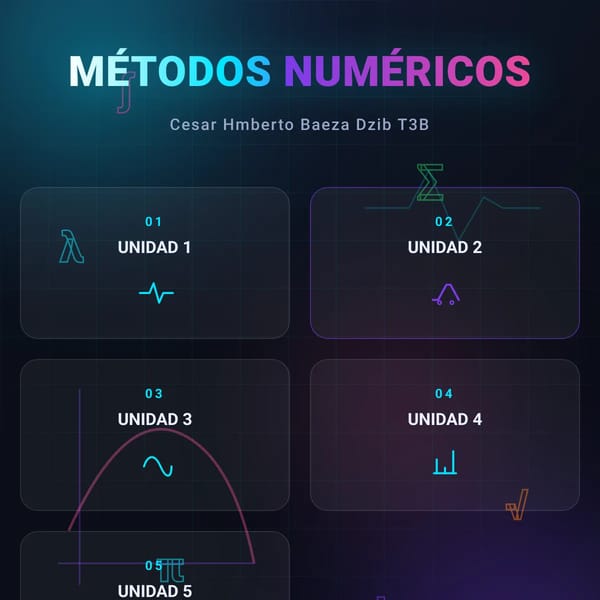 MÉTODOS NUMÉRICOS
