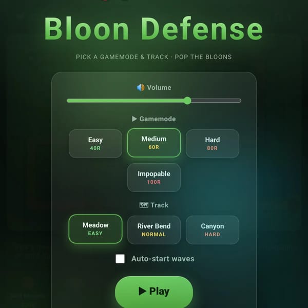 Bloon Defense