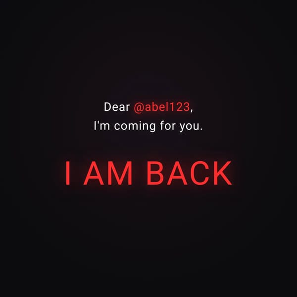 I AM BACK