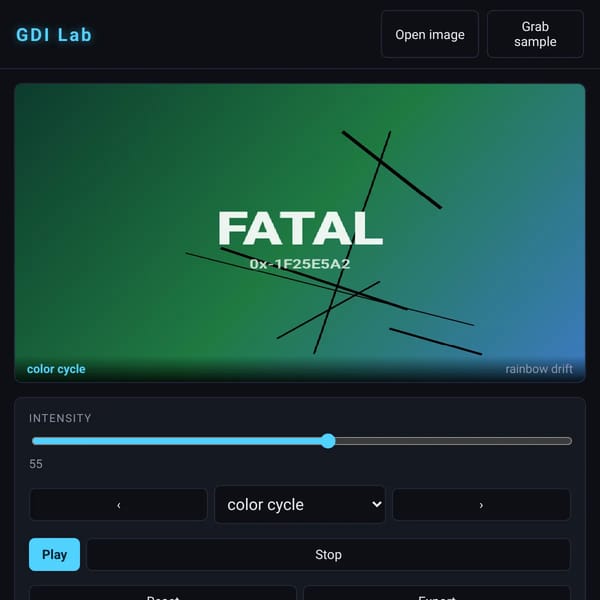 GDI Lab