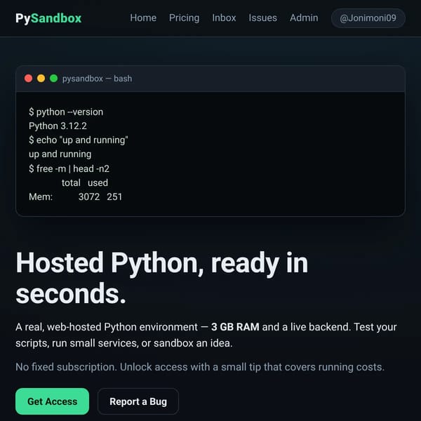 PySandbox