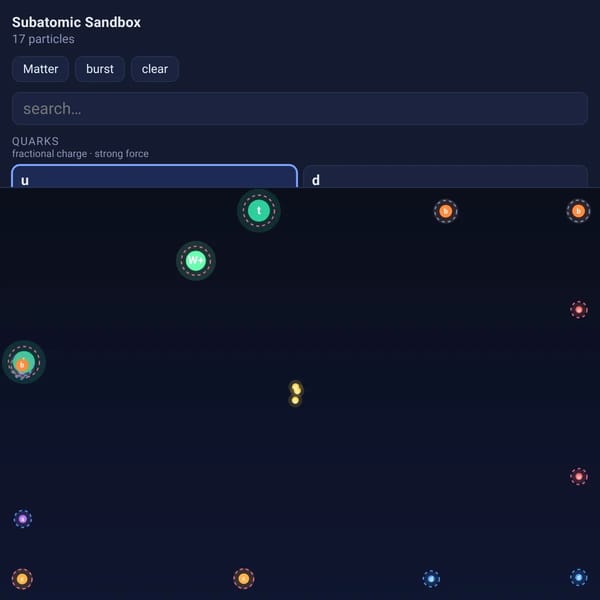 Subatomic Sandbox