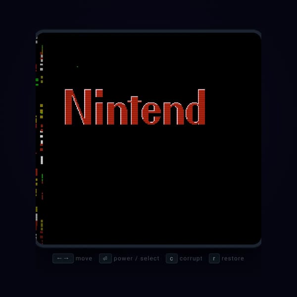 Nintendo m82 in HTML and JavaScript