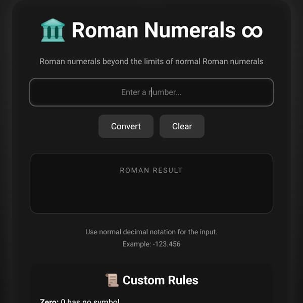Roman Numerals