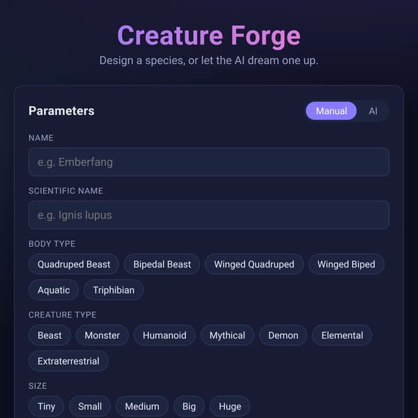 Creature Forge