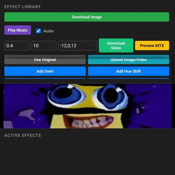 Image Effect Stack
