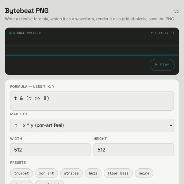 Bytebeat>png!