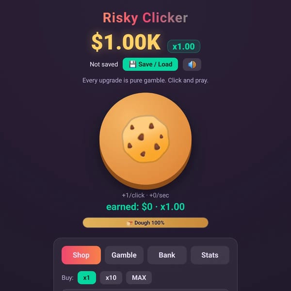 Risky Clicker
