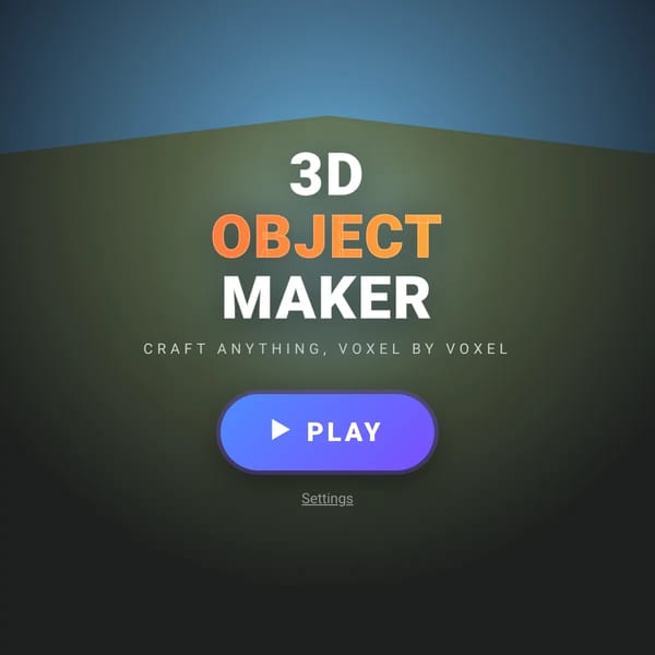 3D Object Maker