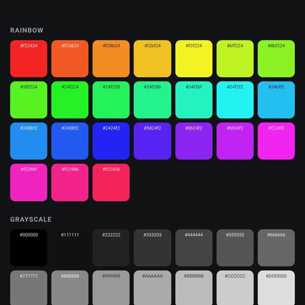 Add your own colors