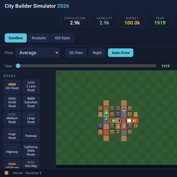 City Builder 2026 (with 3D!)