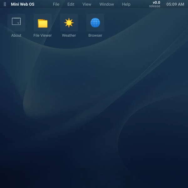 Mini WebOS PC v7.8
