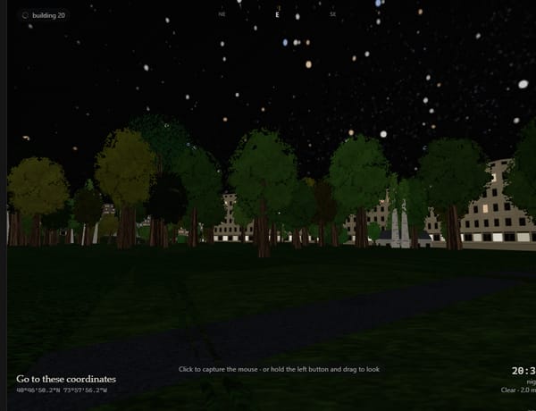 OpenStreetmap walking sim - Walking sim in the actual 1-1 scale of the real world