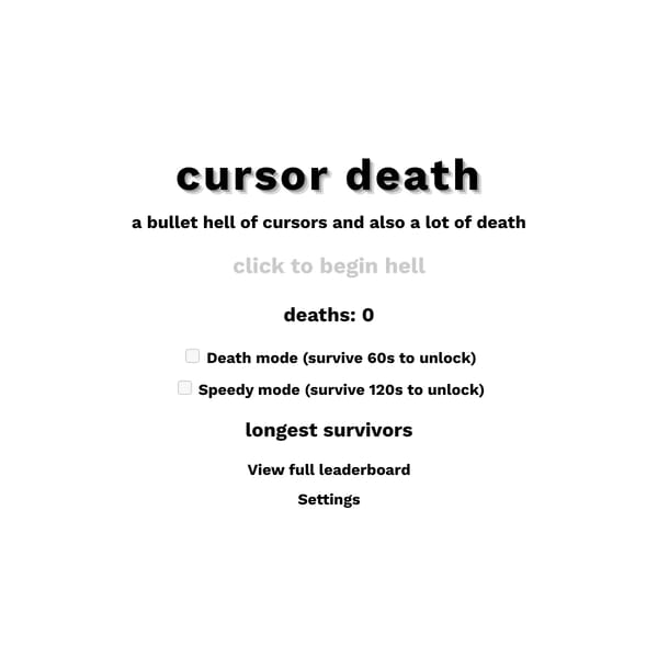 Cursor Death Expanded
