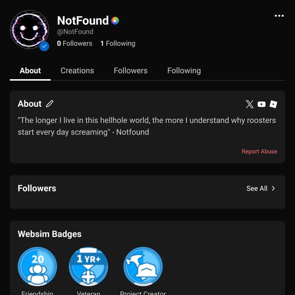 NotFound's Profile