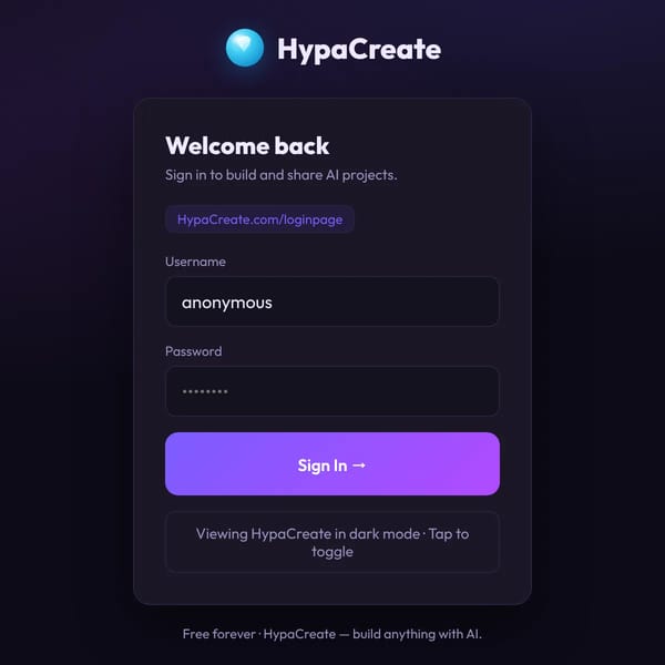 HypaCreate
