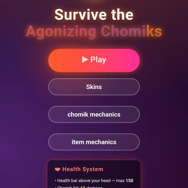 Survive the Agonizing Chomiks