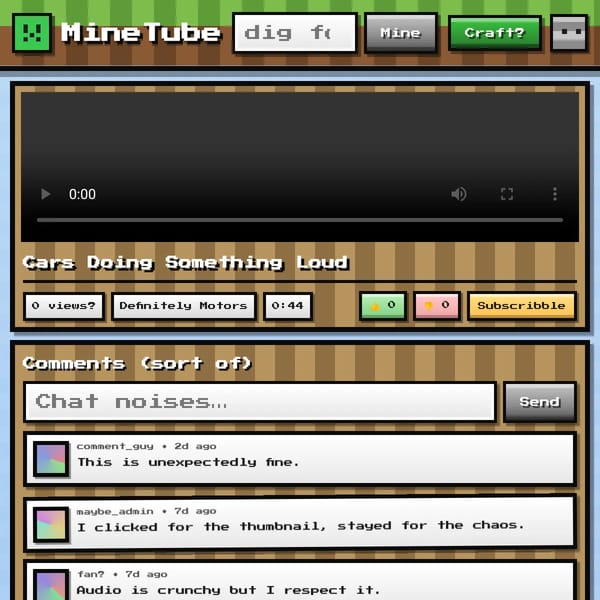 YouTube but Ugly
