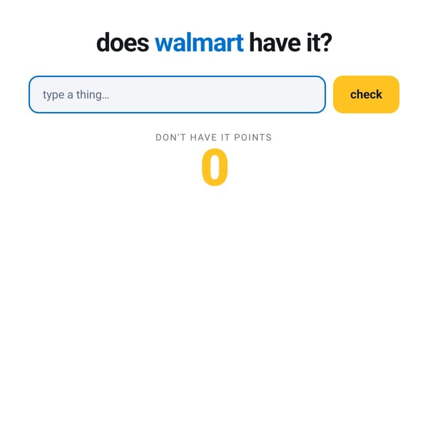does walmart have it?