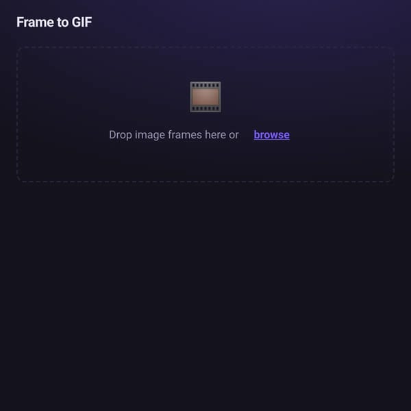 Frame to GIF