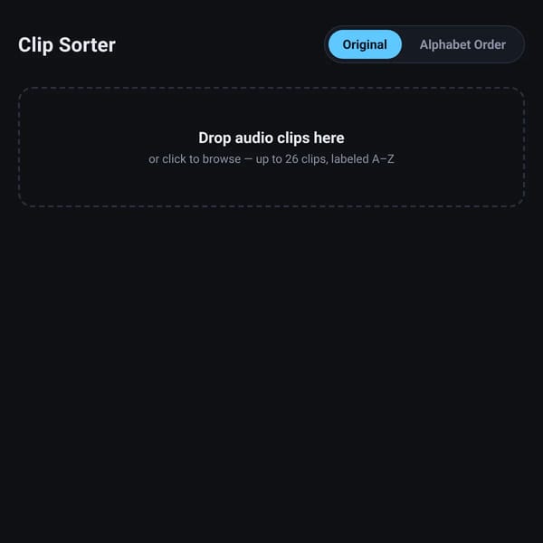 Clip Sorter