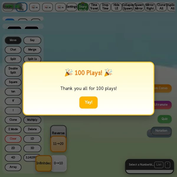 TUSDPFHCR2:EPVHPBSONP+: numberblock playyground