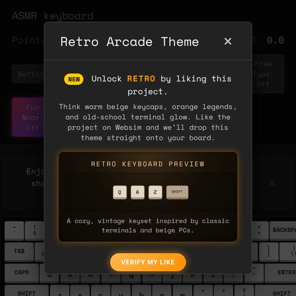 ASMR Keyboard Simulator v2