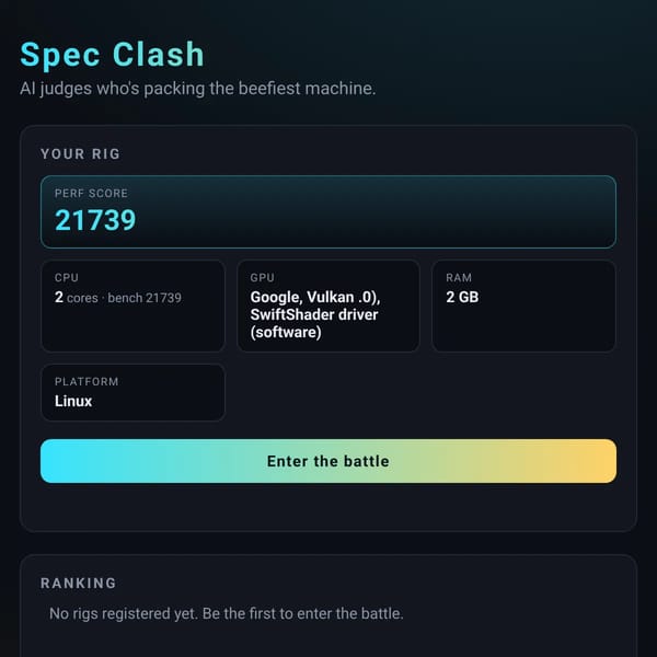 Spec Clash